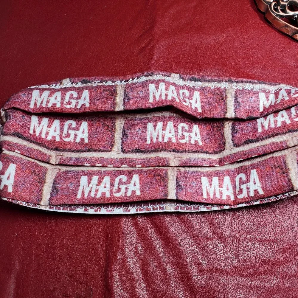 Cloth Face Mask - Silver/Copper Filters- MAGA WALL
